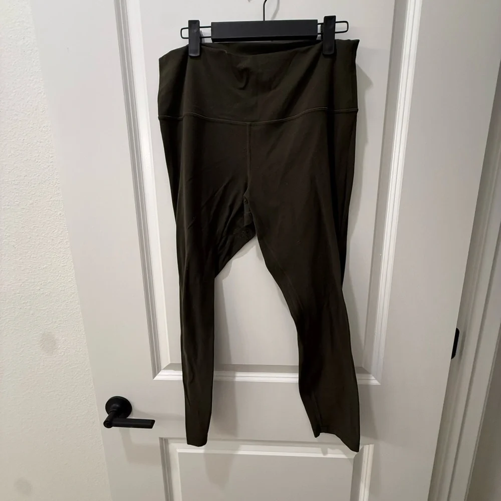 Lululemon Align High-Waisted Olive Green Leggings